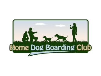 Home Dog Boarding Club logo design by JJlcool
