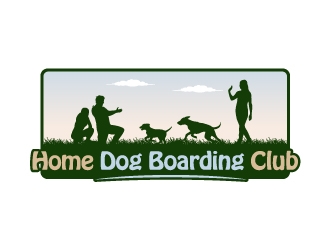 Home Dog Boarding Club logo design by JJlcool