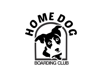 Home Dog Boarding Club logo design by mckris