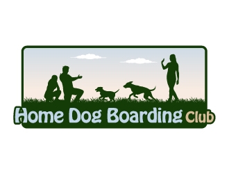 Home Dog Boarding Club logo design by JJlcool