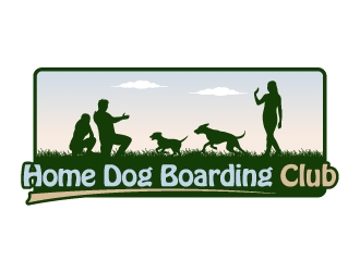 Home Dog Boarding Club logo design by JJlcool