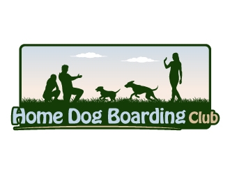 Home Dog Boarding Club logo design by JJlcool