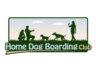Home Dog Boarding Club logo design by JJlcool