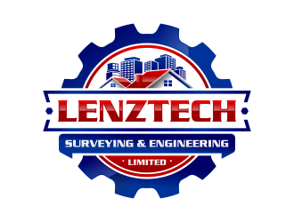 Lenztech Surveying and Engineering Limited logo design by mocha