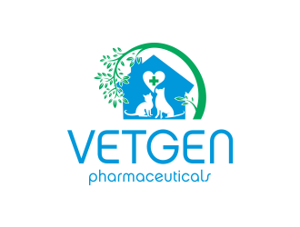 VetGenPharmaceuticals logo design by cahyobragas