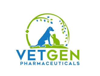 VetGenPharmaceuticals logo design by gilkkj