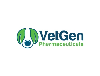 VetGenPharmaceuticals logo design by Kewin