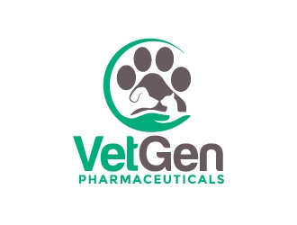 VetGenPharmaceuticals logo design by moomoo