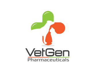 VetGenPharmaceuticals logo design by vinve