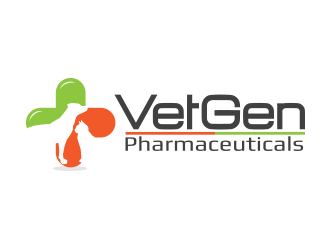 VetGenPharmaceuticals logo design by vinve