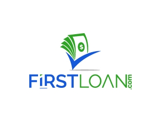 FirstLoan.com logo design by JJlcool