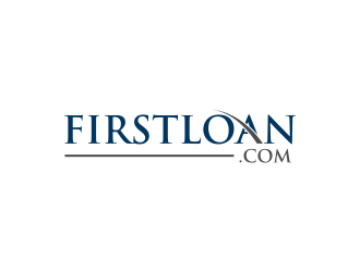 FirstLoan.com logo design by Lafayate