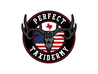 Perfect 10 Taxidermy logo design by daywalker