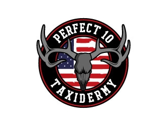 Perfect 10 Taxidermy logo design by daywalker