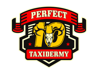 Perfect 10 Taxidermy logo design by mocha