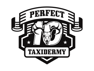 Perfect 10 Taxidermy logo design by mocha