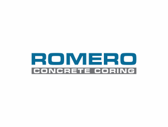 Romero concrete coring logo design by haidar