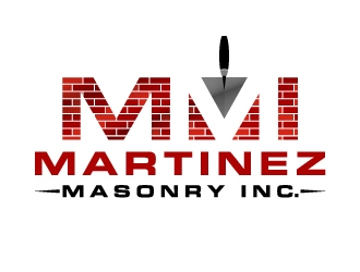 Martinez Masonry Inc. logo design by JJlcool