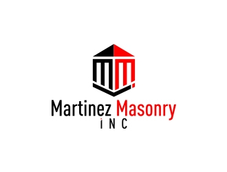 Martinez Masonry Inc. logo design by Rexi_777