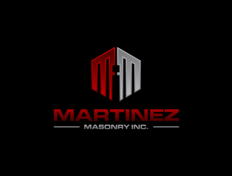 Martinez Masonry Inc. logo design by ammad