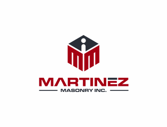 Martinez Masonry Inc. logo design by ammad
