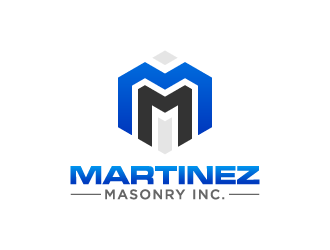 Martinez Masonry Inc. logo design by uyoxsoul