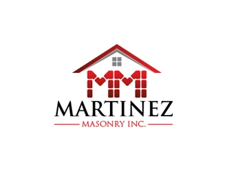 Martinez Masonry Inc. logo design by jhunior
