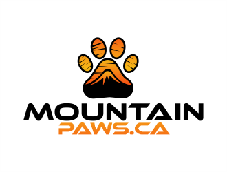 MountainPaws.ca logo design by cholis18