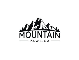MountainPaws.ca logo design by vostre