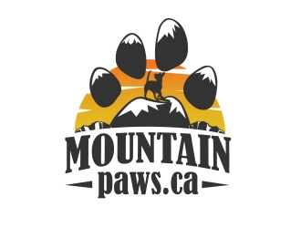 MountainPaws.ca logo design by Eliben