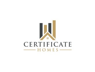 Certificate Homes logo design by bricton