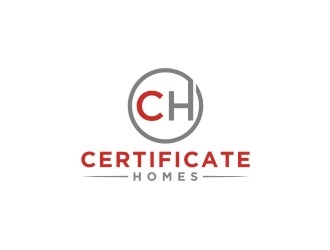 Certificate Homes logo design by bricton