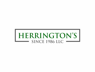 Herrington’s Since 1986 LLc logo design by Lafayate