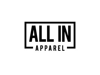 All In Apparel logo design by Alex7390