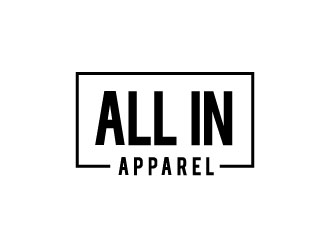 All In Apparel logo design by Alex7390
