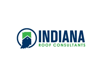 Indiana Roof Consultants logo design by gipanuhotko