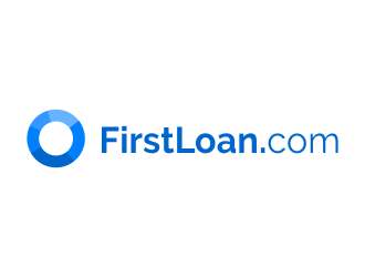 FirstLoan.com logo design by bluepinkpanther_