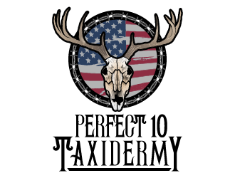 Perfect 10 Taxidermy logo design by reight