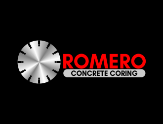 Romero concrete coring logo design by done