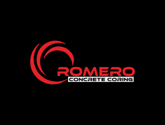Romero concrete coring logo design by giphone