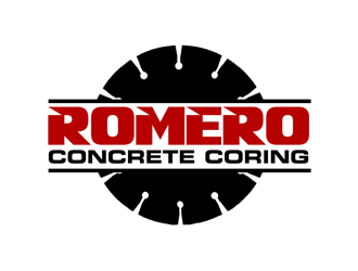 Romero concrete coring logo design by kunejo
