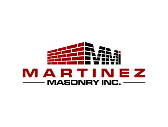 Martinez Masonry Inc. logo design by pakNton