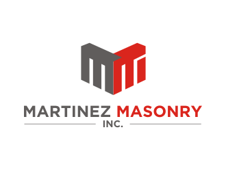 Martinez Masonry Inc. logo design by iltizam