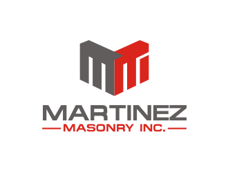 Martinez Masonry Inc. logo design by iltizam