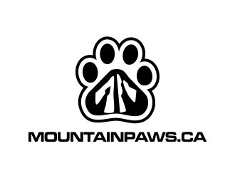 MountainPaws.ca logo design by oke2angconcept