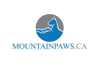 MountainPaws.ca logo design by emyjeckson