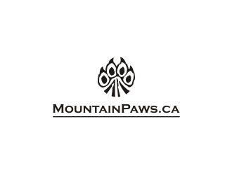 MountainPaws.ca logo design by mbamboex