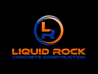Liquid rock concrete construction  logo design by qqdesigns