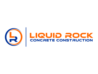 Liquid rock concrete construction  logo design by qqdesigns