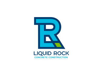 Liquid rock concrete construction  logo design by fanis